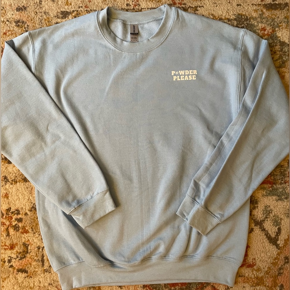 Gildan Unisex Fleece-back Snowboard Sweatshirt - Picture 2 of 6